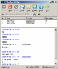 IMMonitor ICQ Spy screenshot